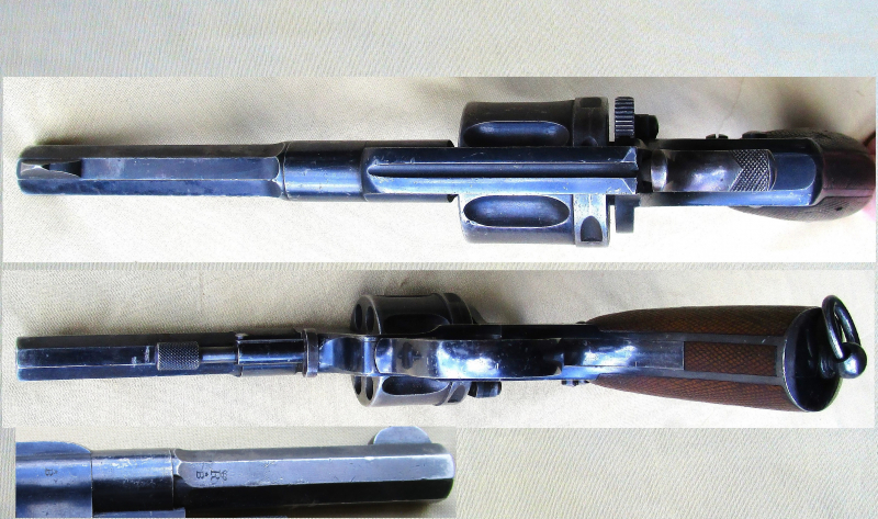 Nagant Revolver M1893 Norwegische Marine m/93 nummerngleich Kal.7,5mm – Bild 6