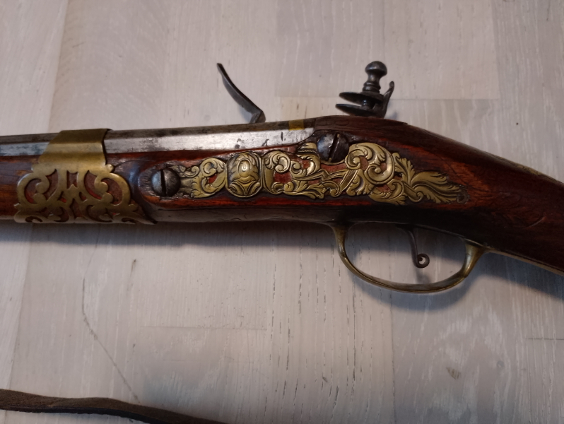 Vorderlader Steinschlossflinte Vogelflinte Kal. ca.13mm – Bild 3
