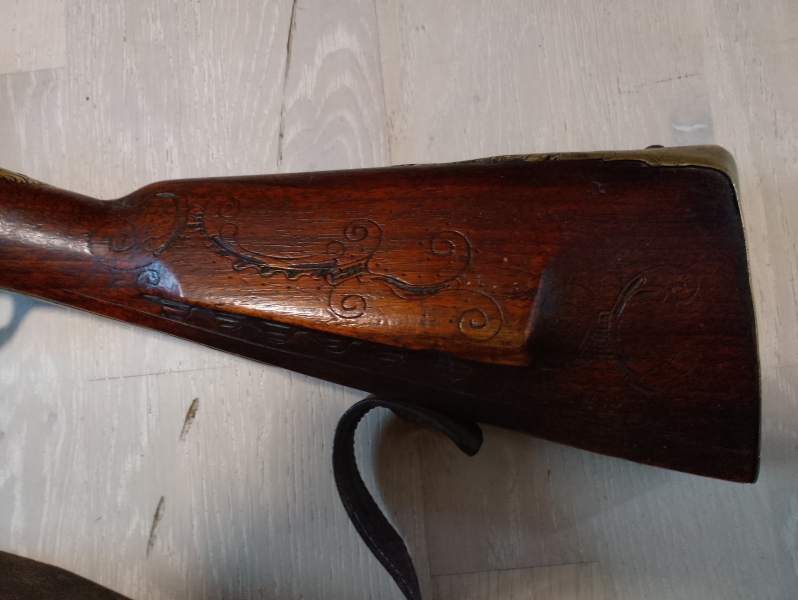 Vorderlader Steinschlossflinte Vogelflinte Kal. ca.13mm – Bild 5