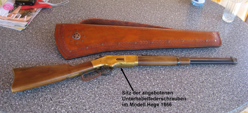 Unterhebelfederschrauben für UHR Hege Uberti 1866 und 1873 – Bild 5