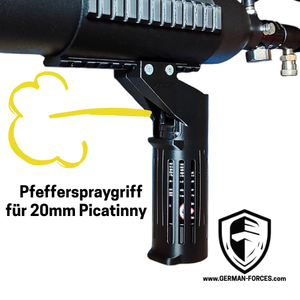 Pfefferspraygriff universal für 20mm Picatinny Selbstverteidigung – Bild 3