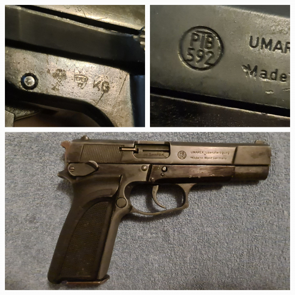 SSW GPDA 9 , PTB 592 , in 9mm PAK , Defekt – Bild 5