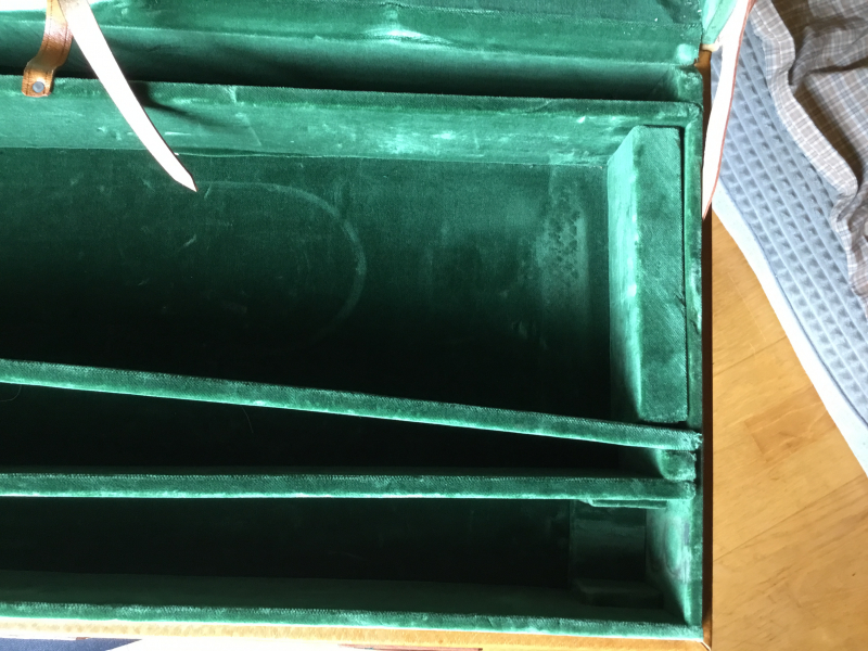 Flintenkoffer Waffenkoffer Gewehrkoffer Leder – Bild 4