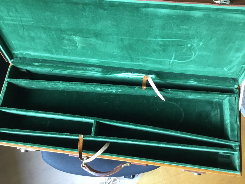 Flintenkoffer Waffenkoffer Gewehrkoffer Leder – Bild 3