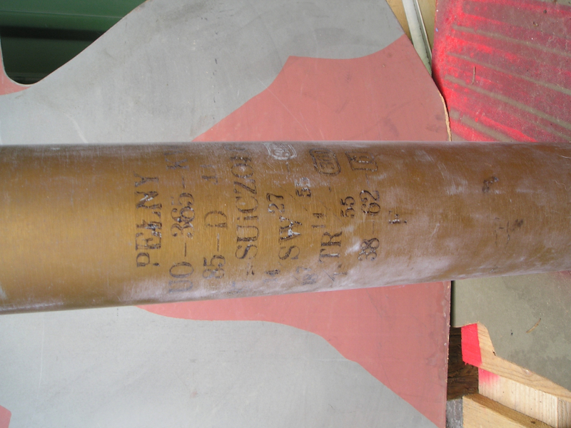 Messinghülse Nr.1 RUSSISCH ca 85mm Absolut selten – Bild 2
