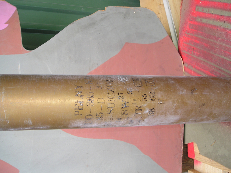 Messinghülse Nr.1 RUSSISCH ca 85mm Absolut selten – Bild 3
