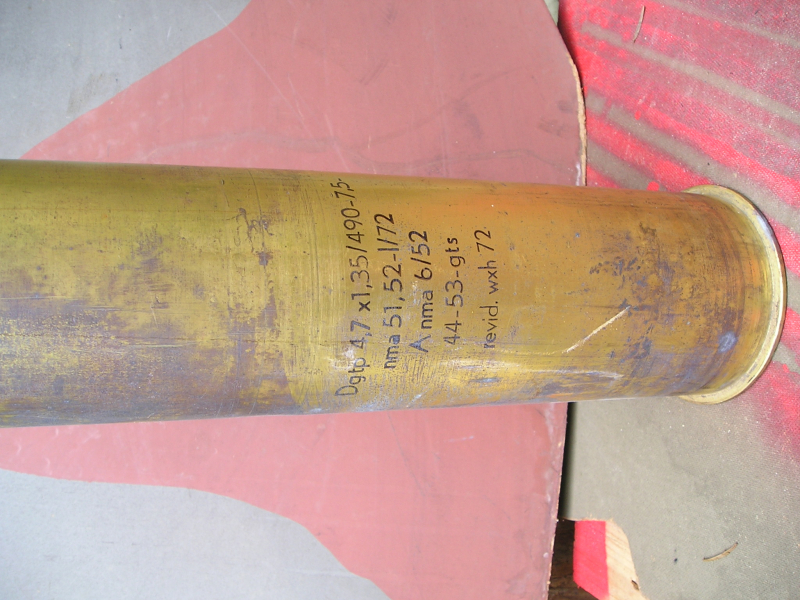 Messinghülse Nr.2 RUSSISCH ca 85mm Absolut selten – Bild 3