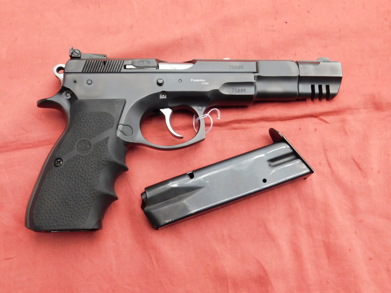 CZ 75 B Sport Kal. 9 mm Luger, 6 Zoll Lauf, im Koffer, top Zustand, super Waffe – Bild 2