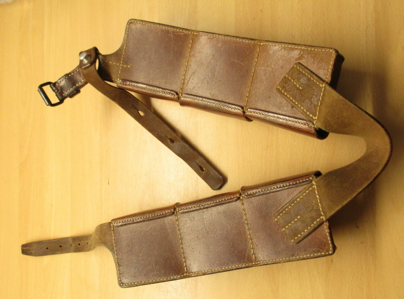 Schweizer Patronengurt mit 6 Taschen – billede 2