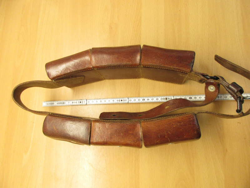 Schweizer Patronengurt mit 6 Taschen – billede 3