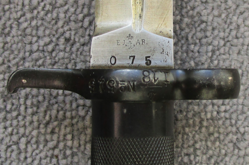 Bajonett Seitengewehr Schwedenmauser M1896 M/96 E.J.A.B. nicht K98k K43 P38 – immagine 3