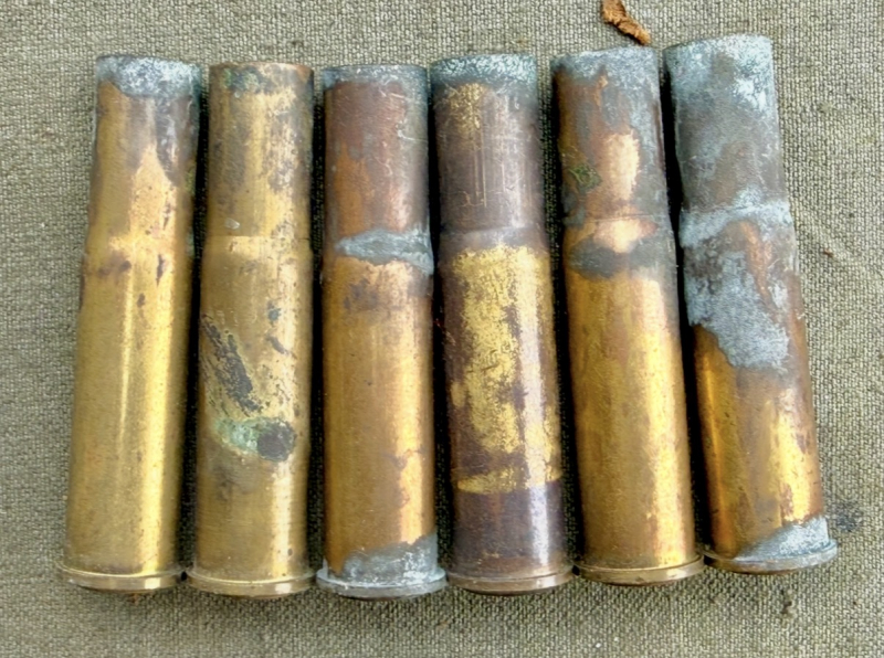 12 historische Patronenhülsen 11x60mm R für Mauser M1871 &. M1871/84 , kein K43, MP44, P08, PPK – Bild 4