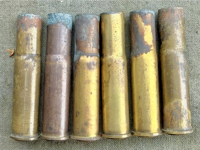 12 historische Patronenhülsen 11x60mm R für Mauser M1871 &. M1871/84 , kein K43, MP44, P08, PPK – Bild 5