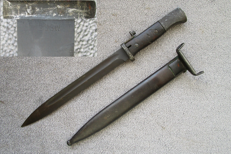 Bajonett Seitengewehr SG 84/98 für Karabiner 98k K98 Wehrmacht 45asw Hörster S/174 WKC Weyersberg 19 – Bild 2