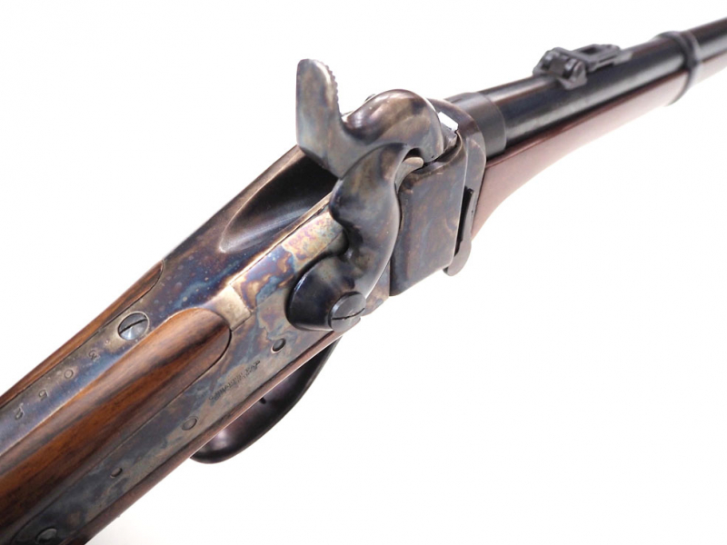 Perkussionsgewehr I.A.B. Sharps Carbine, Kaliber .54, 1980, Sammlerwaffe, ohne Piston – Bild 3