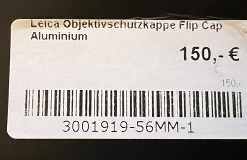Leica Flip Cap für Zielfernrohre 56 mm Neu – billede 2