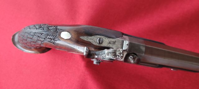 feine französische Perkussionspistole, ca. 1840/50 – Bild 2
