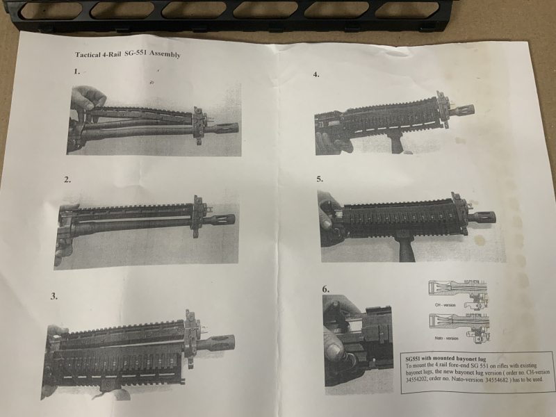 Taktischer Handschutz für SIG 551 – Bild 3
