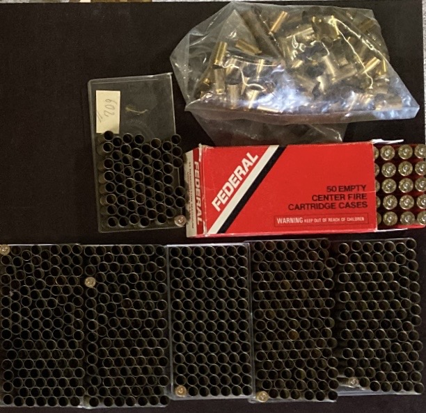 Konvolut Kurzwaffe Wiederladen Hülsen Geschosse 9mm 38 44 – Bild 2