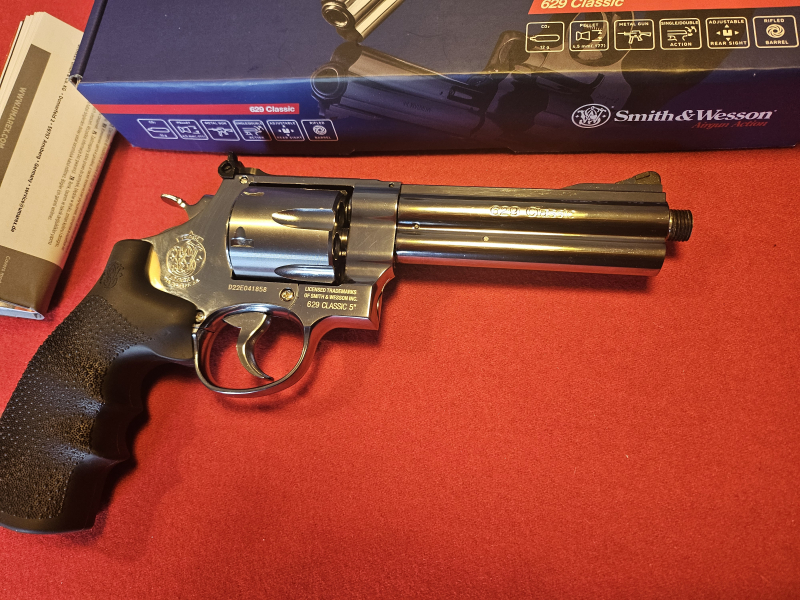 Smith & Wesson 629 Classic 5 Co2 4,5mm LuftpistoleDiabolo – Bild 2