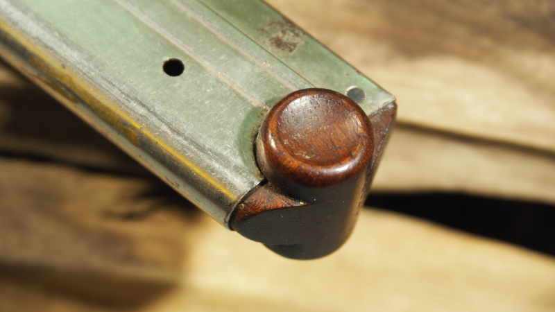 1. Weltkrieg ! Original Magazin mit Holzboden für P08, Luger 08, von 1918 in TOP Zustand ! – obrázek 3