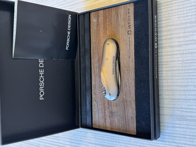 Porsche Design Multitool by Wenger Schweiz – komplett mit Box & Unterlagen – attēls 2