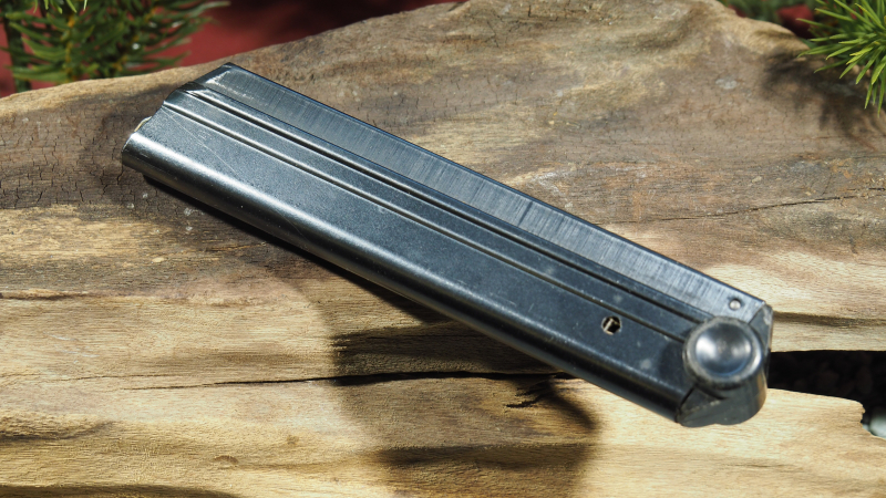 Selten ! Magazin mit Kunststoffboden für P08, Luger 08, "Made in Germany" TOP Zustand ! – Bild 2