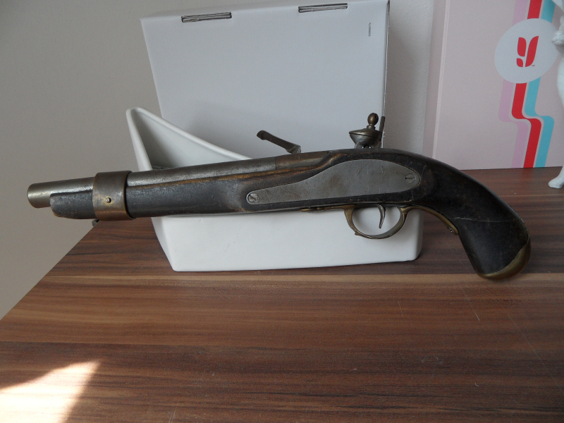 Unbekannte Steinschlösspistole cal.45 – billede 5
