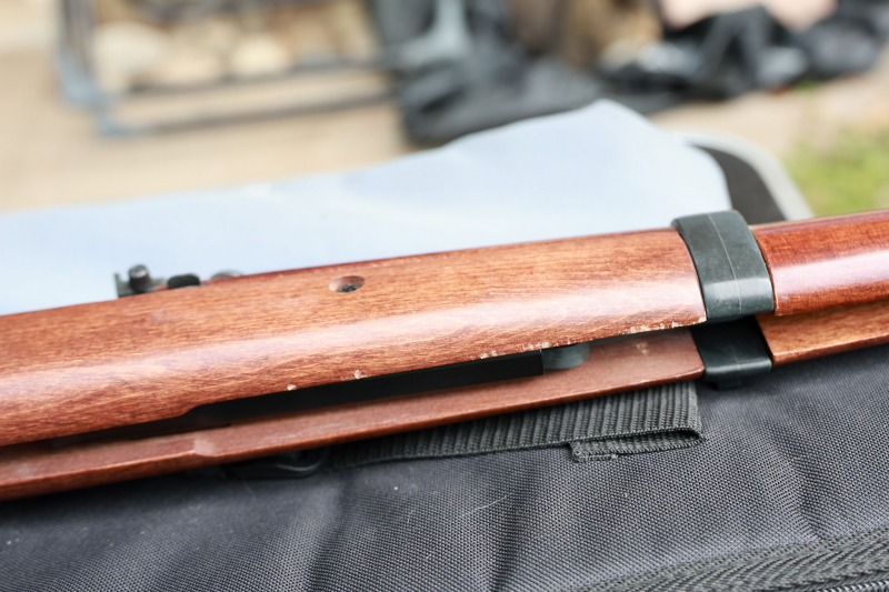 Mauser K98 Unterhebelspanner Luftgewehr 4,5mm + Browning Futteral + ZF – imaginea 6