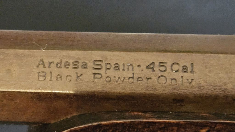 Vorderlader Pistole Ardesa Spain Pioneer Cal. 45 – Bild 4