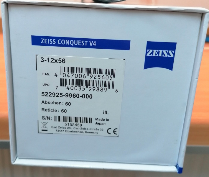 Zeiss Conquest V4 3-12x56 Absehen 60 – Bild 2