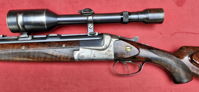 Merkel BBF Vorkriegsmodell Kal. 8x60R+12/70 – Bild 2