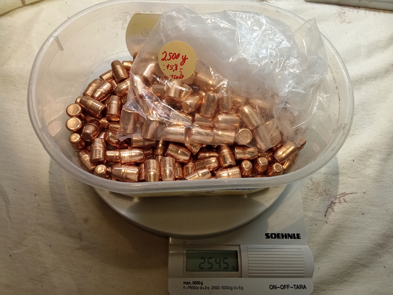 Geschosse 44mag verkupfert,240grs, 150st. – stampa 2