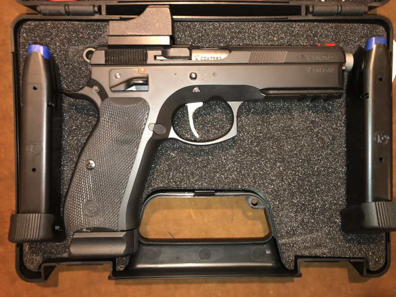 Pistole CZ75 SP-01 Shadow 9x19 mit Docter Sight II, 3 MOA – obrázek 2