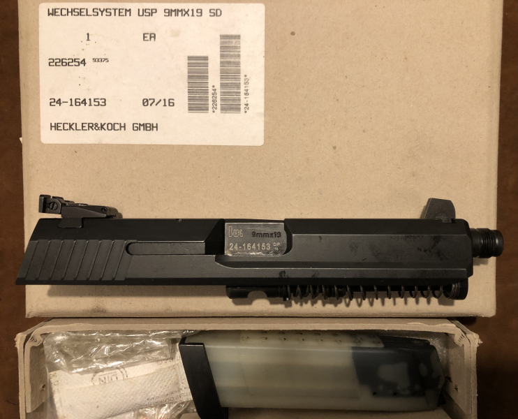 Wechselsystem Heckler&Koch USP, Kal. 9mmLuger mit Laufgewinde 13,5x1mm links – Bild 3