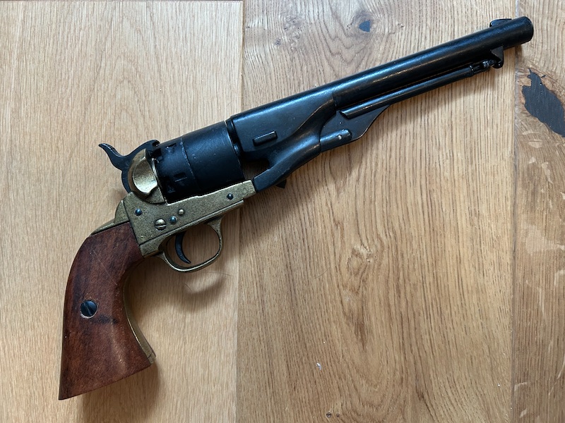 1860 New Army .44 Deko Revolver Western Cowboy Civil War – Bild 2