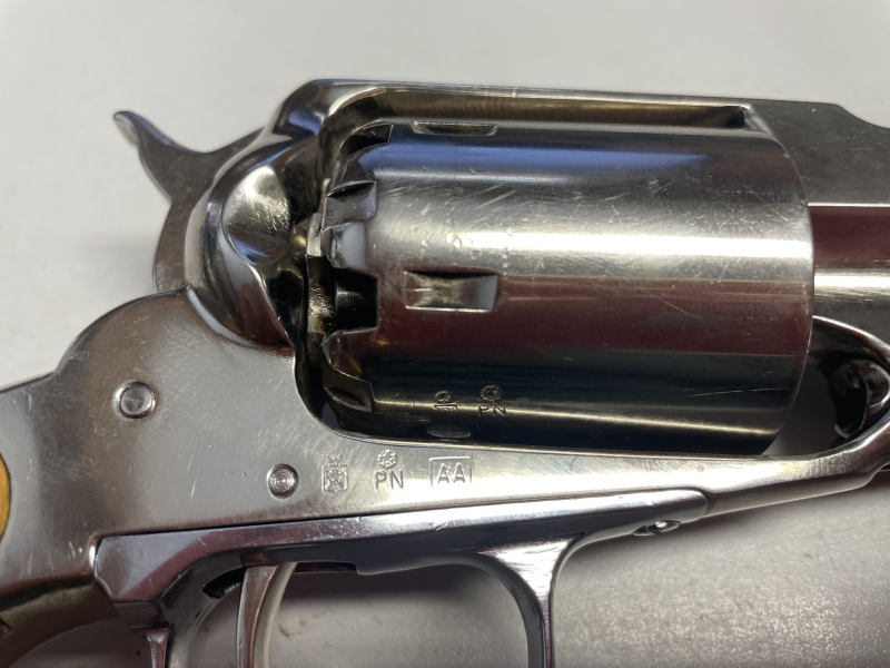 Perkussionsrevolver Euro Arms vernickelt 1858 New Army Kaliber.44 – Bild 4