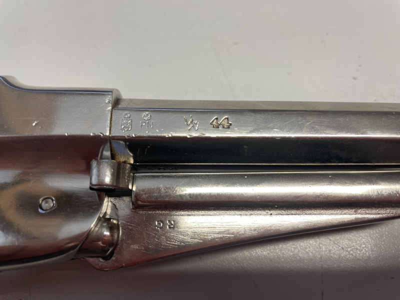 Perkussionsrevolver Euro Arms vernickelt 1858 New Army Kaliber.44 – Bild 5