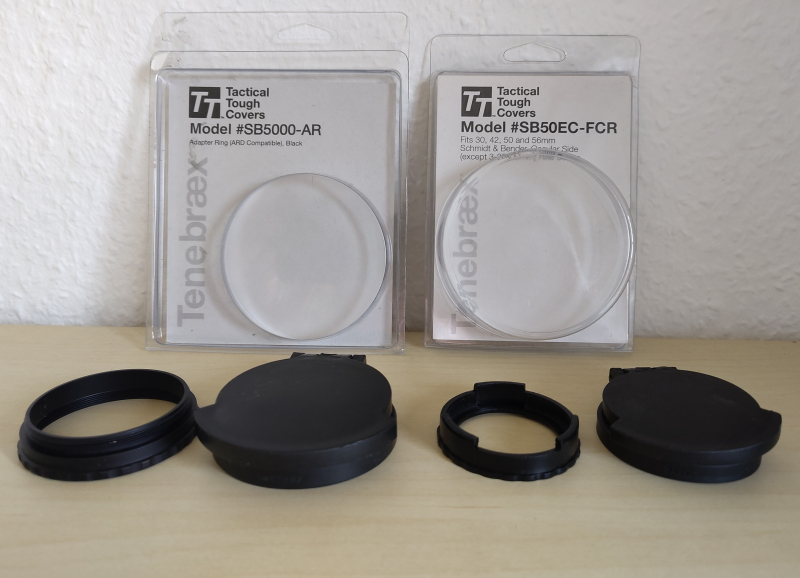 Tenebraex Flip Cover #SB50EC-FCR + 5000-AR Set Schmidt&Bender PM II – immagine 2