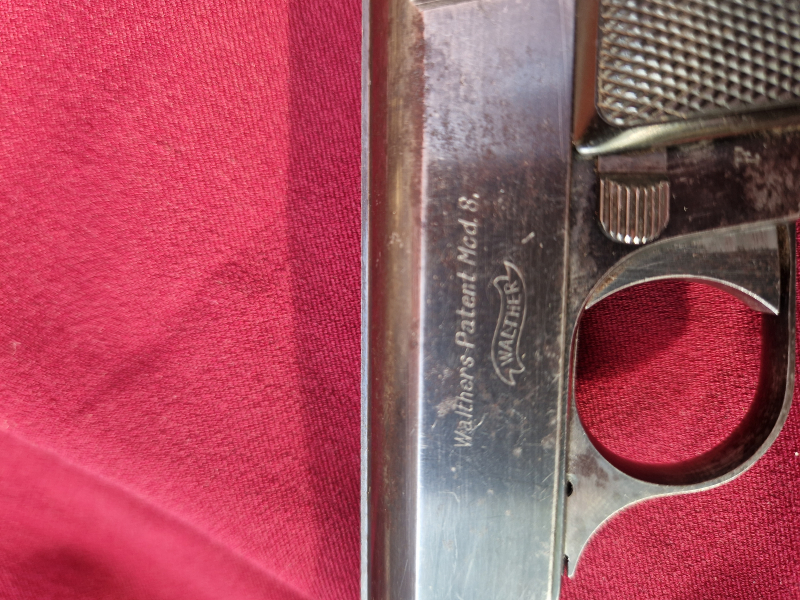 Pistole Walther Mod.8 Kal. 6.35 – Bild 5