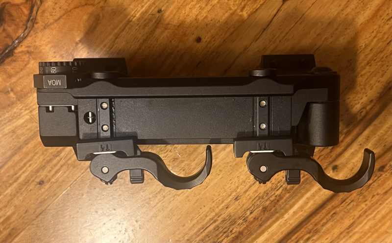 Recknagel ERA-TAC Blockmontage verstellbar, D 34mm, BH 20mm, 0-70 MOA, GEN 2, Schnell-Spanner – attēls 6