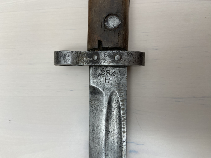 Bajonett VZ 24 – Hersteller CSZ (Serie H) – Bild 3