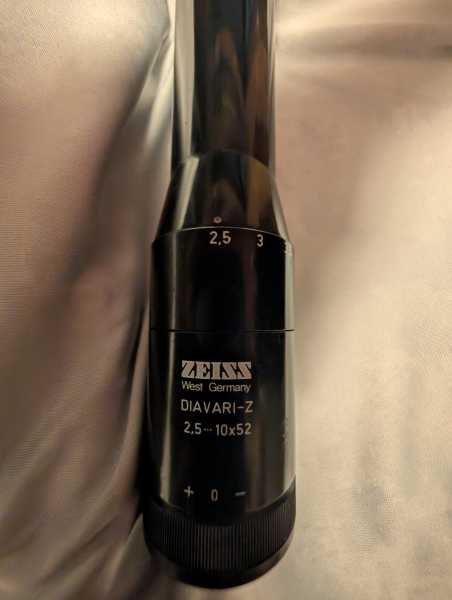 Zeiss Diavari 2,5 - 10x52 Absehen 4 mit Schiene und Montage – Bild 2