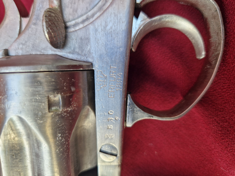Reichsrevolver Erfurt M83 von 1894 – imaginea 6