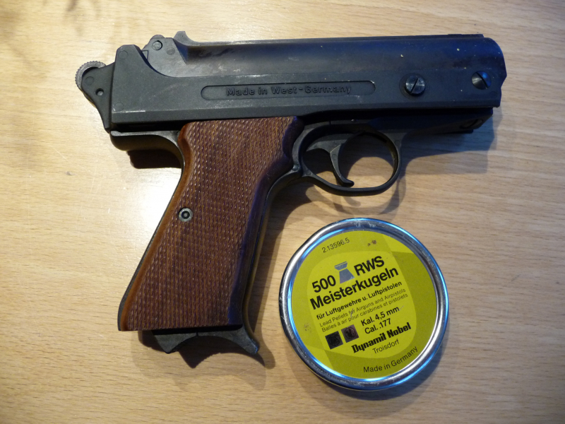 Luftpistole Record Mod. Jumbo Cal4,5 Germany Selten – Bild 2