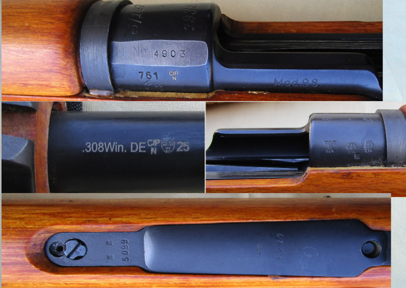 Mauser K98k S/147 Scharfschützengewehr Kaliber .308Win. Kongsberg Umbau 7,62 Norwegen – Bild 3