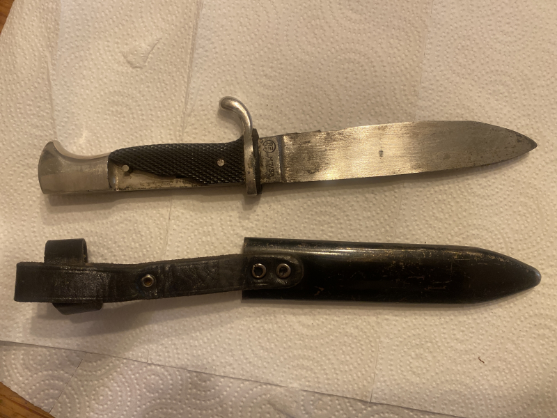 HJ Fahrtenmesser,WK2, Militaria – Bild 2