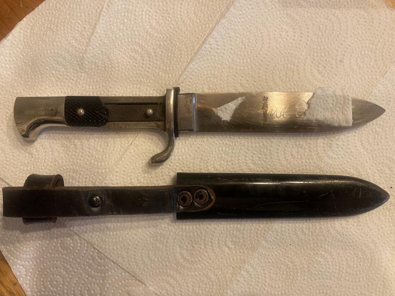 HJ Fahrtenmesser,WK2,Militaria – Bild 2