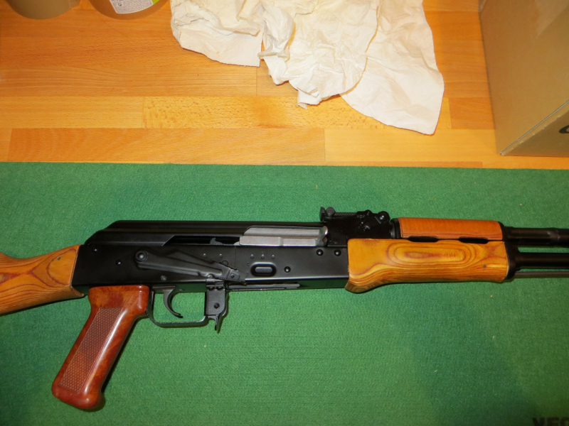 WBP Jack AK Kaliber 7,62x39 Holzschaft, SLB, klassische Version im AKM look, verchromter Lauf, TOP ! – nuotrauka 3
