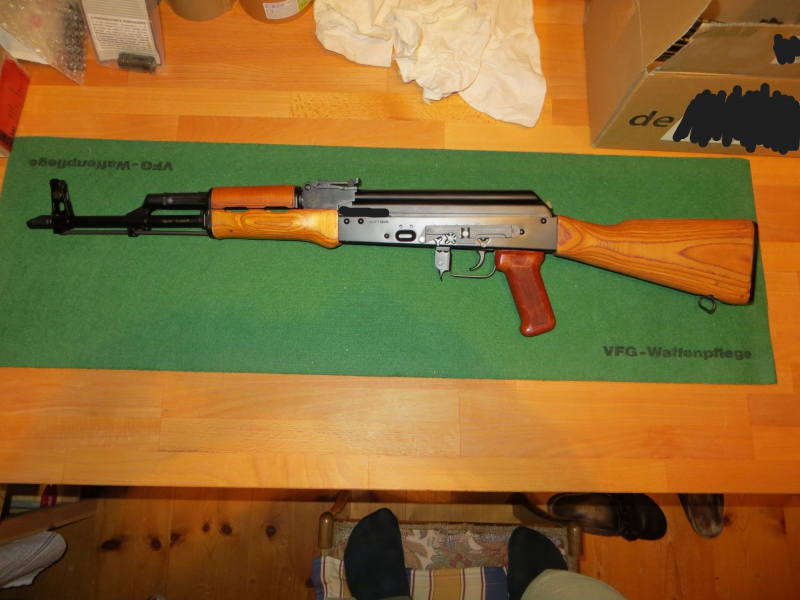 WBP Jack AK Kaliber 7,62x39 Holzschaft, SLB, klassische Version im AKM look, verchromter Lauf, TOP ! – nuotrauka 5